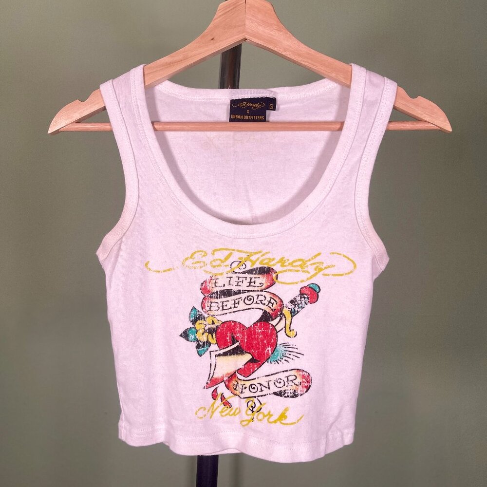 Urban Outfitters Ed Hardy Tank Crop Top - Women's Size S